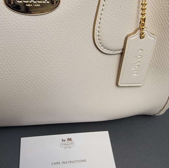 Coach small cream satchel bag - Picture 2 of 7